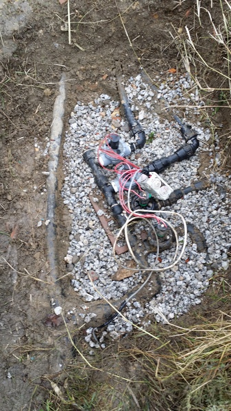 Acondicionado electrovalvulas de riego