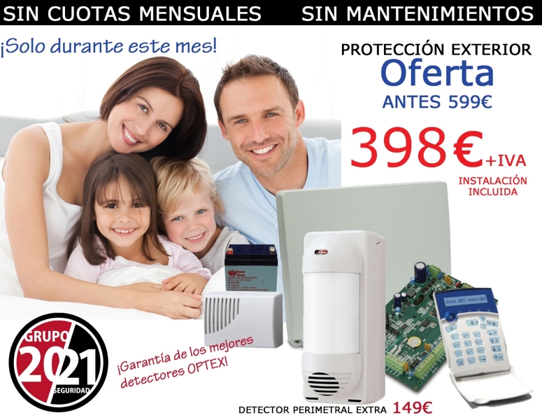 Alarma exterior perimetral OPTEX