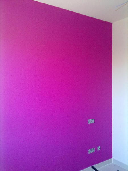 alisado de gotele y pintado con pintura lavable