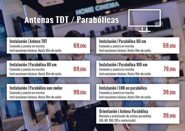 Antenas TDT / Parabólicas