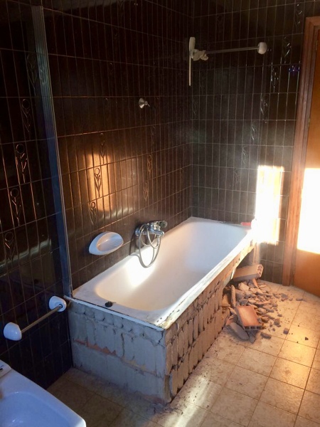 Bañera por ducha