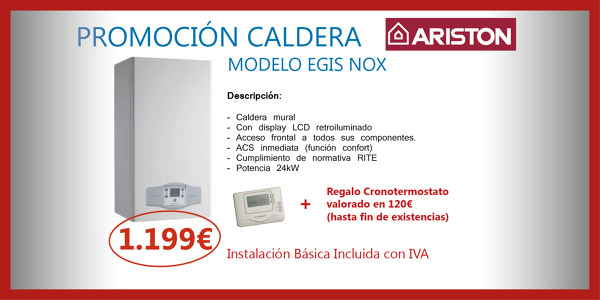 Banner Oferta Caldera ARISTON