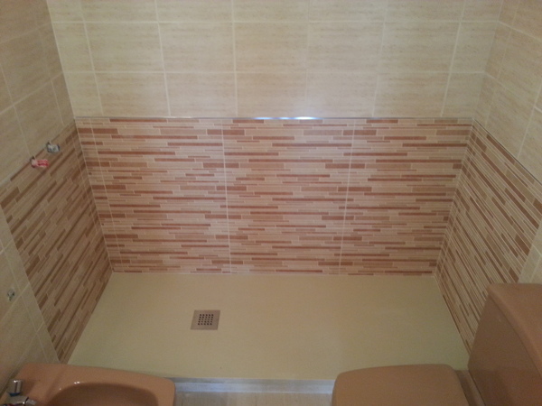 Cambio de bañera por plato de ducha de carga mineral