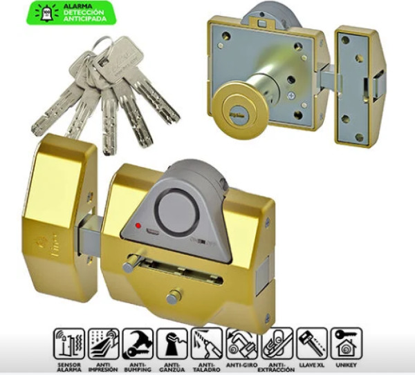 Cerradura Adicional con alarma
