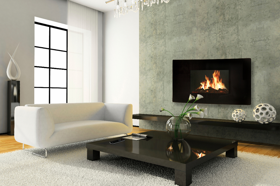 Chimenea marca CELSI modelo "Curvo"