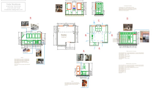 Cocina |  Distrubución de diseño