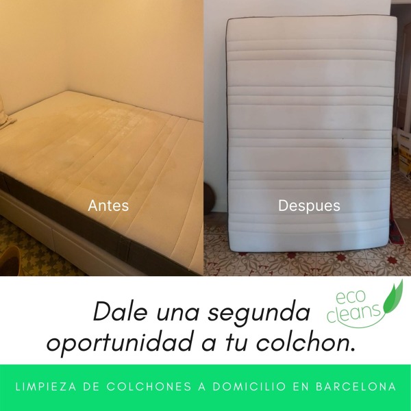 Colchón antes y despues