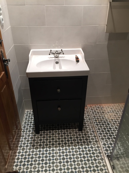 Colocación de mueble de baño 