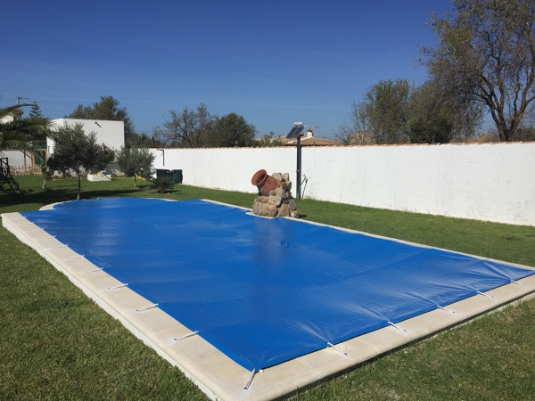 Cubierta protección piscina