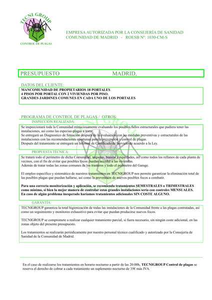 DESCUENTOS COMUNIDADES