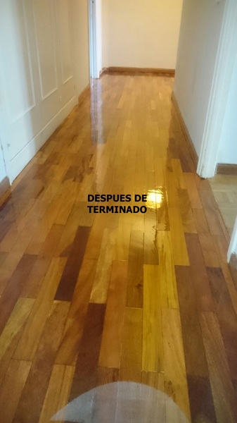 Después del barnizado 