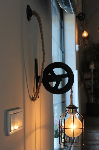 Detalle de lampara fabricada por ingrup