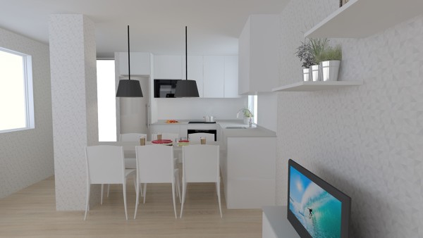 DISEÑO COCINA CHAMBERÍ