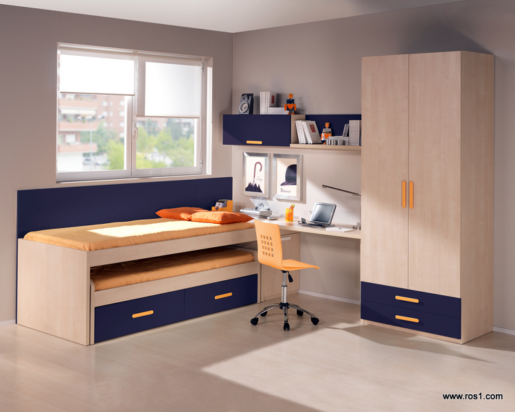 dormitorio kids up cama doble