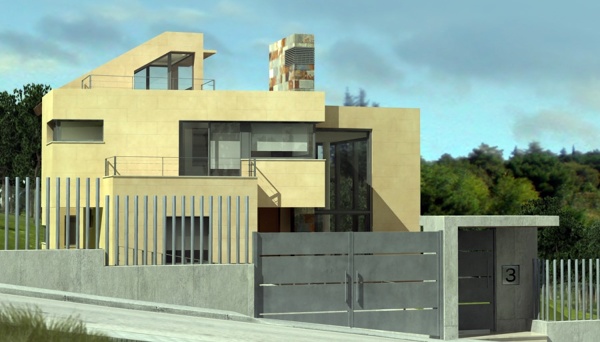 Fachada chalet