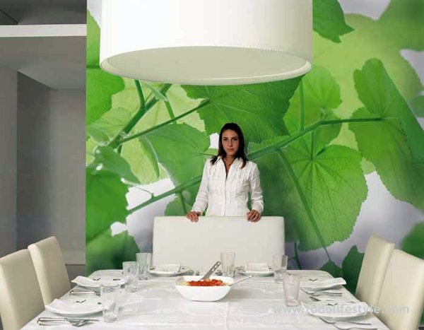 fotomural verde