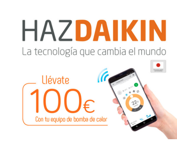 Haz Daikin y llévate 100eur
