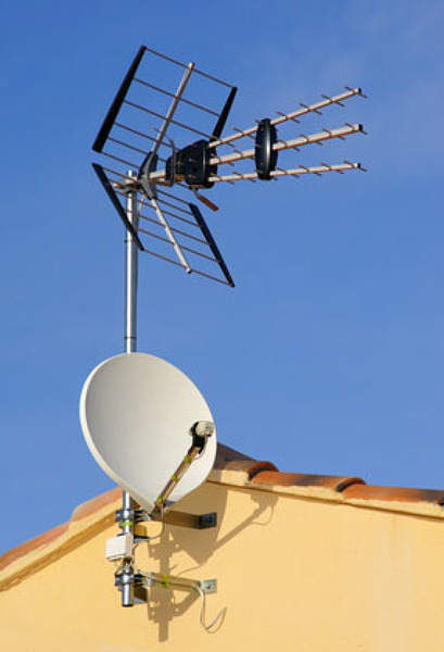 Instalacion de antenas en obra nueva