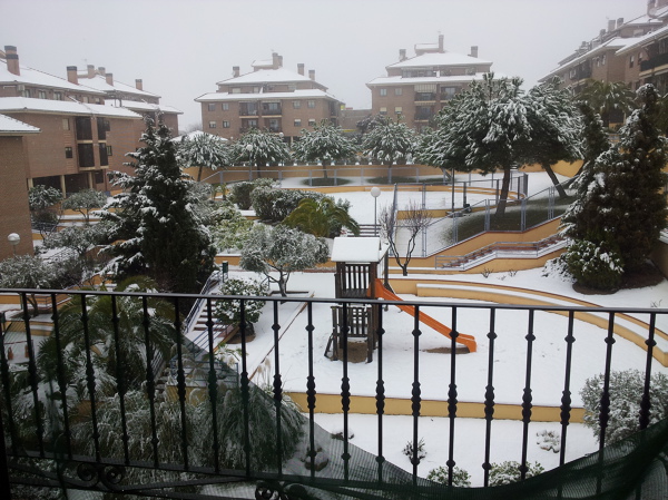 Jardines Mancomunidad nevados