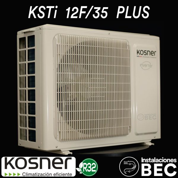 KOSNER KSTI 12F-35 - R32 - Aire Acondicionado Instalaciones BEC 12 - unidad exterior