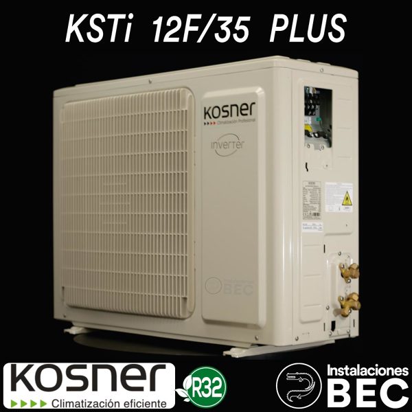 KOSNER KSTI 12F-35 - R32 - Aire Acondicionado Instalaciones BEC 13 - unidad exterior