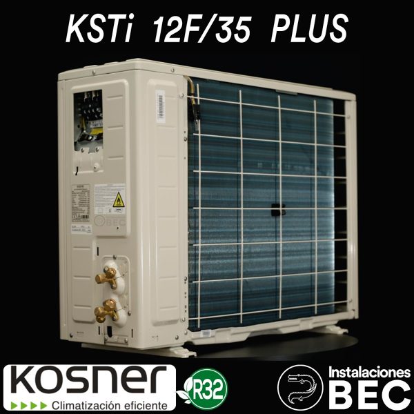 KOSNER KSTI 12F-35 - R32 - Aire Acondicionado Instalaciones BEC 14 - unidad exterior