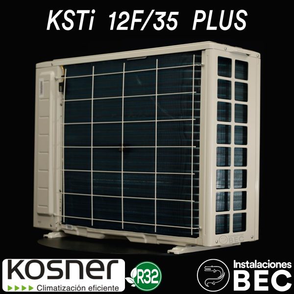KOSNER KSTI 12F-35 - R32 - Aire Acondicionado Instalaciones BEC 15 - unidad exterior