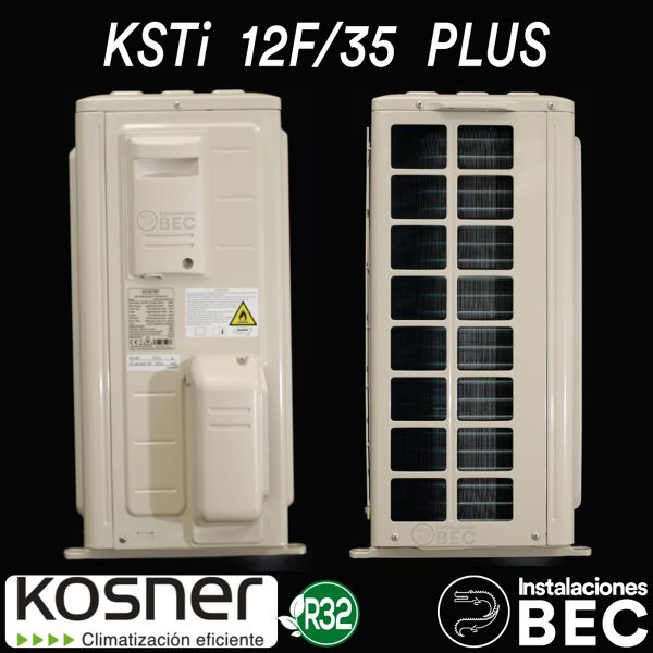 KOSNER KSTI 12F-35 - R32 - Aire Acondicionado Instalaciones BEC 16 - unidad exterior