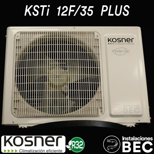 KOSNER KSTI 12F-35 - R32 - Aire Acondicionado Instalaciones BEC 17 - unidad exterior