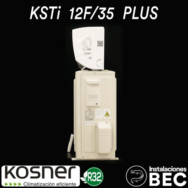KOSNER KSTI 12F-35 - R32 - Aire Acondicionado Instalaciones BEC 21 - conjunto aire acondicionado