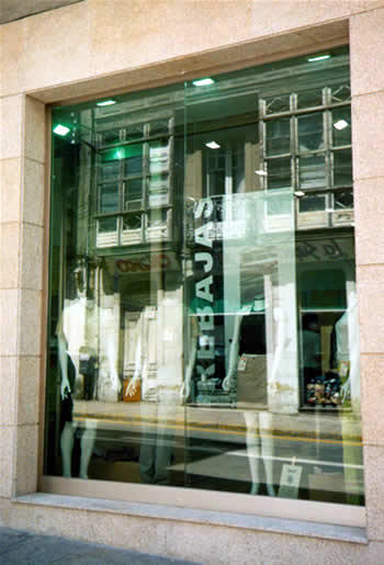 Limpieza de escaparates