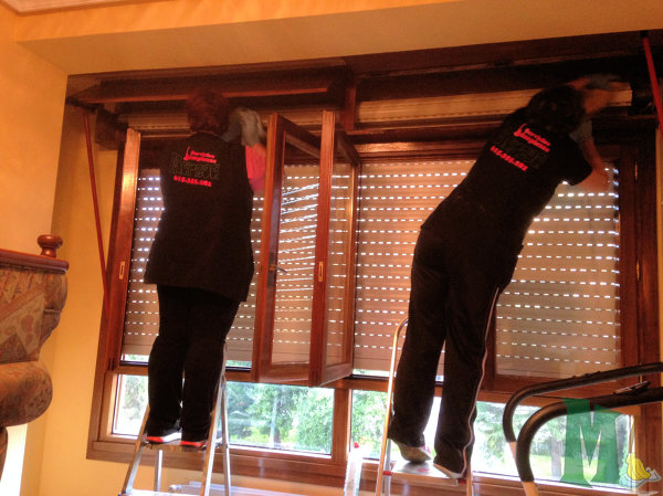 Limpieza de persianas