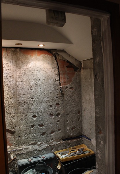 Limpieza del lavabo antes del alicartado