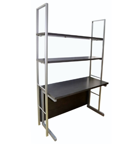 Mesa estudio con librería