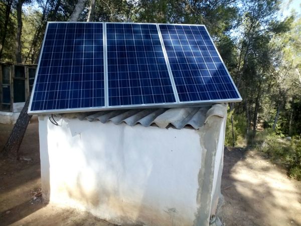 Modulos fotovoltaicos montados