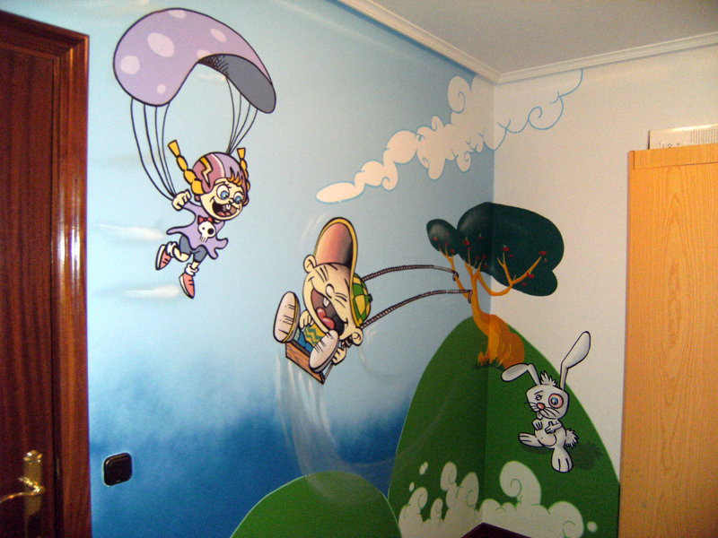 Mural infantil para cliente particular.