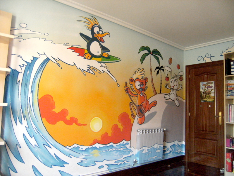 Mural infantil para cliente particular.