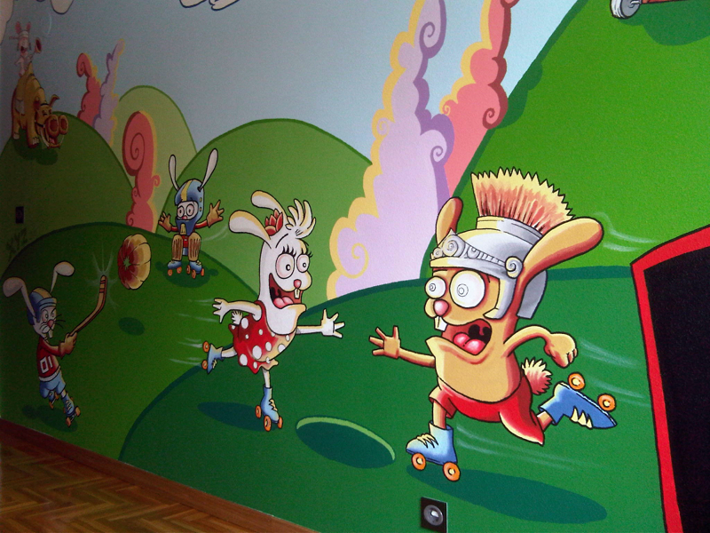 Mural infantil para cliente particular.