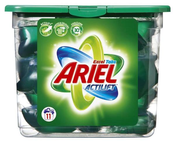 Nuevo detergente Ariel Excel Tabs.