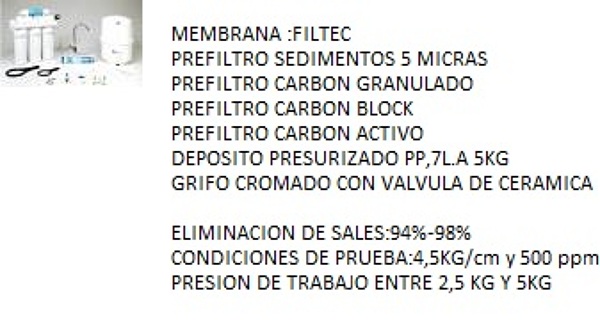 OFERTA OSMOSIS