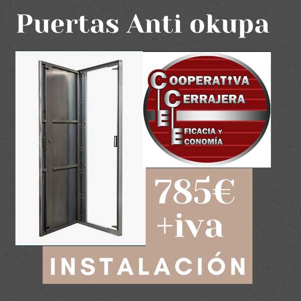Oferta puertas antiokupas