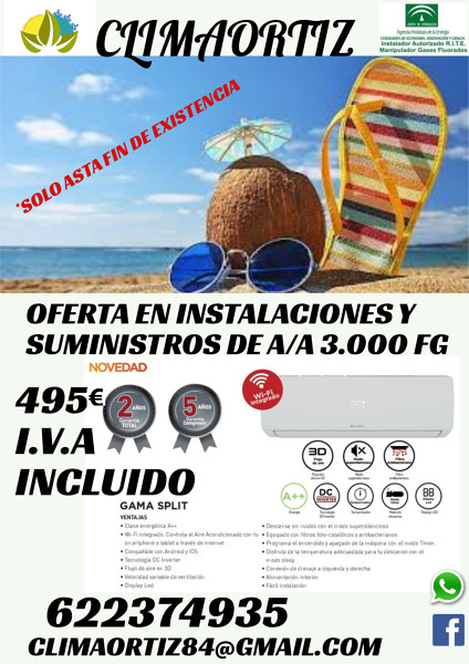 OFERTAS CAMPAÑA DE VERANO ASTA FIN DE EXISTENCIA