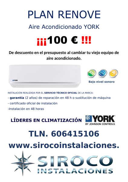 Plan renove aire acondicionado