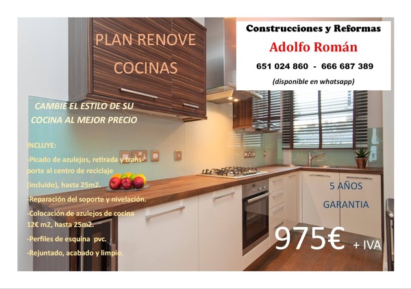 Plan Renove Cocinas