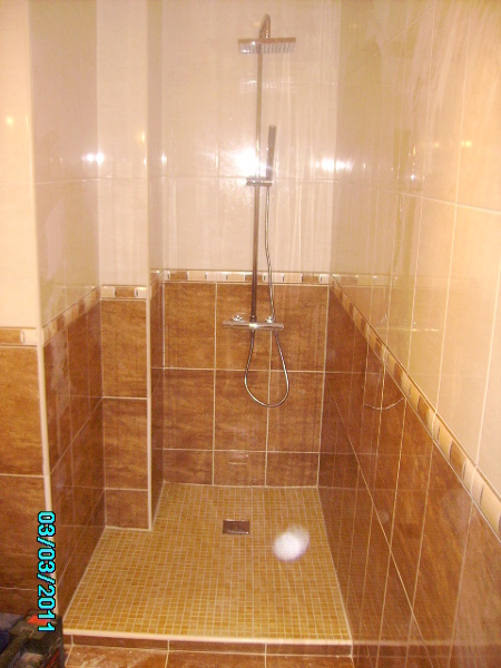 plato de ducha de obra