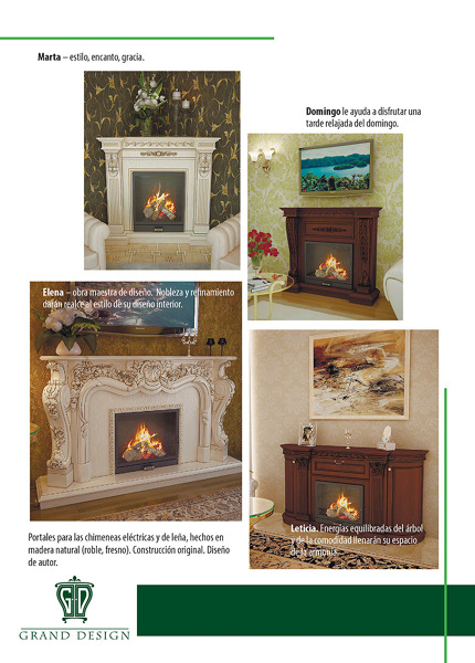 Portales para las chimeneas eléctricas