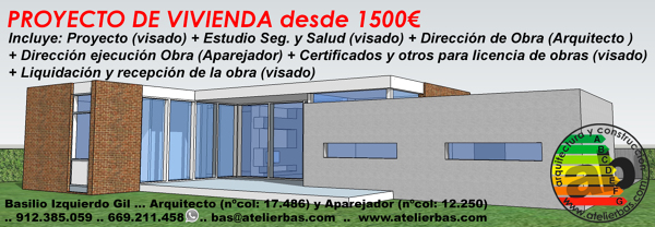 Proyecto de vivienda desde 1500€