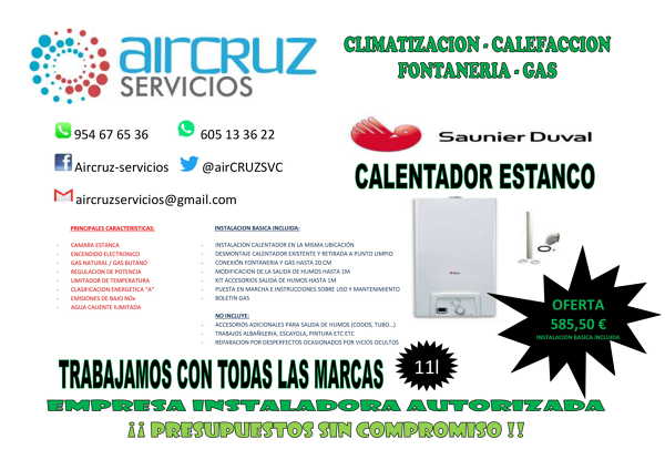 PUBLICIDAD CALENTADOR ESTANCO