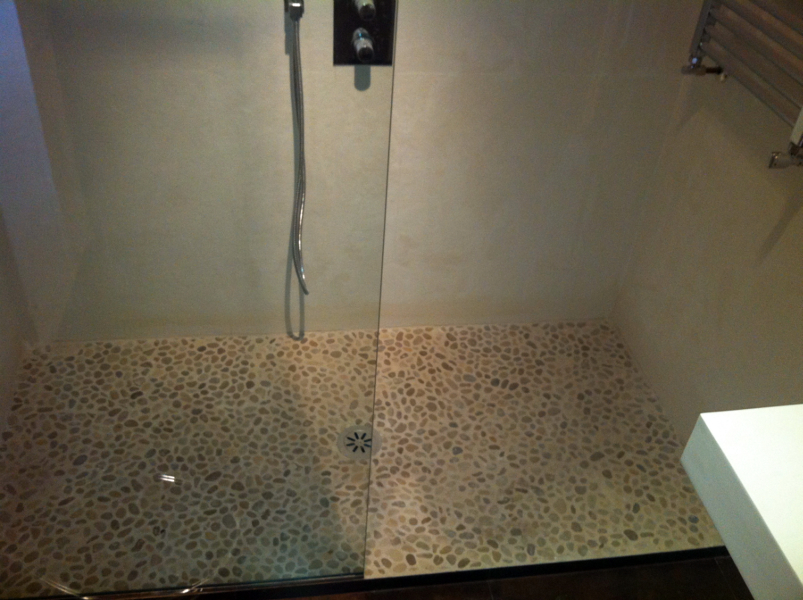 reforma de baño, plato de ducha de obra