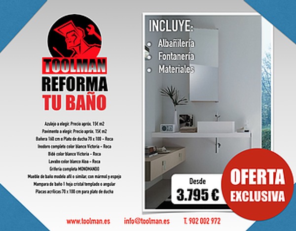 REFORMA TU BAÑO CON TOOLMAN!!